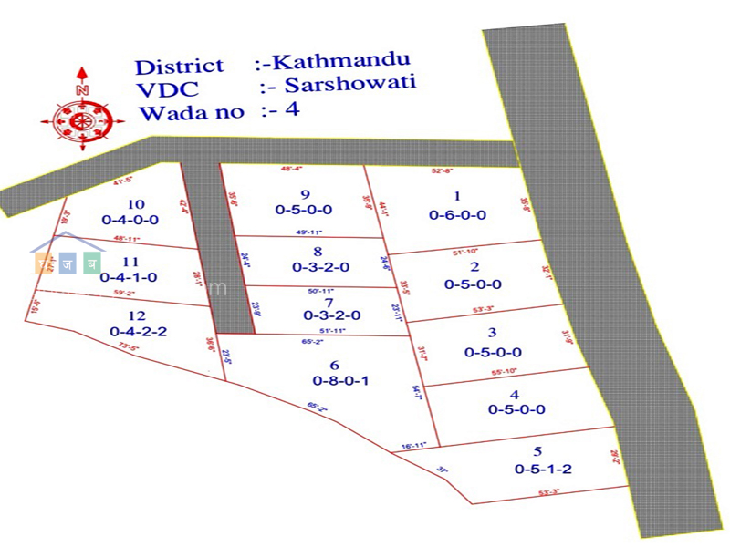 Land on Sale at Tokha